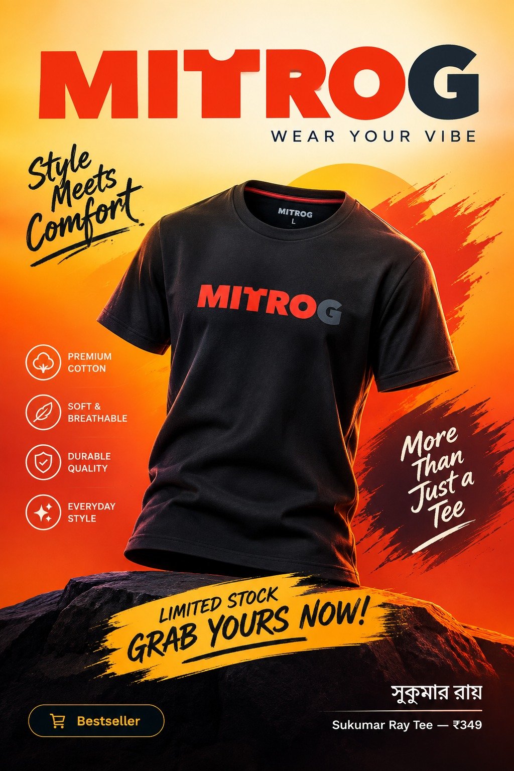 Sukumar Ray Graphic Tee